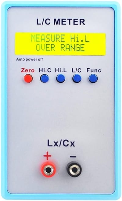 LCR Meetapparaat - Digitale Brug - Componenten Testen - Hoge Nauwkeurigheid - 150x89x29 mm - Geel