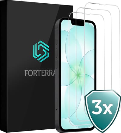 Screenprotector 3 Stuks - Geschikt voor Apple iPhone 17e - Volledige Dekking - Beschermglas - Gehard Glas - Tempered Glass - Screen Protector