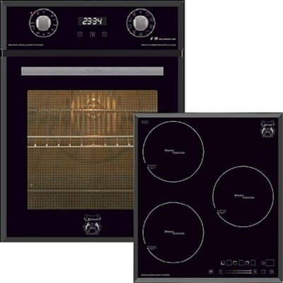 Kaiser - Inbouwoven - EH 4747 - 45 cm -inductiekookplaat - inductie - 50 L - KCT 4746 F Inductiekookplaat - 45cm - autonoom