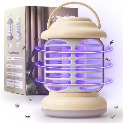 Elektrische Vliegenval - UV Insectenvallen en Muggenlamp - USB Oplaadbare Muggenbeschermer voor Slaapkamer, Tuin en Camping