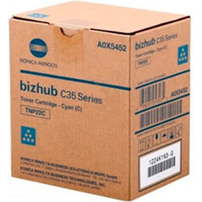 Konica Minolta TNP-22C (A0X5452) toner cartridge cyaan (origineel)