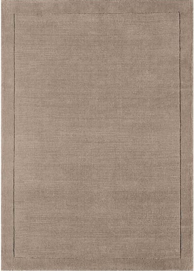 Easy Living - York-Rug-Taupe Vloerkleed - 200x290  - Rechthoek - Laagpolig Tapijt - Klassiek - Taupe