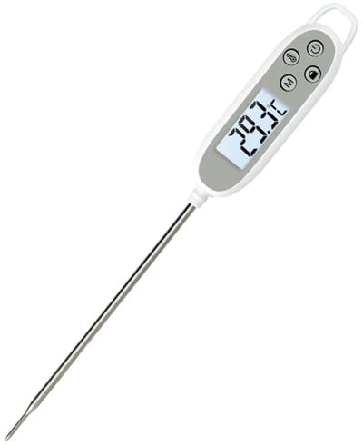 Allecto - Digitale keukenthermometer - Grillthermometer - Nauwkeurig en snel - Voedselthermometer - Geschikt voor babyvoeding en vlees...