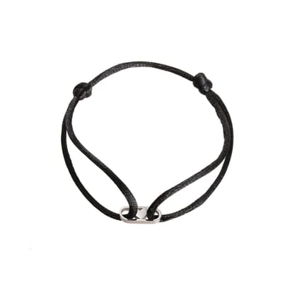 Go Dutch Label Armband hart zilver Zwart B1848-1