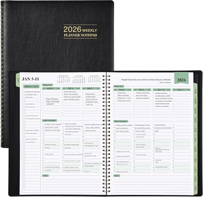 Grote Week- en Maandplanner 2025-2026 Jul '25 T/M Jun '26 Hardcover