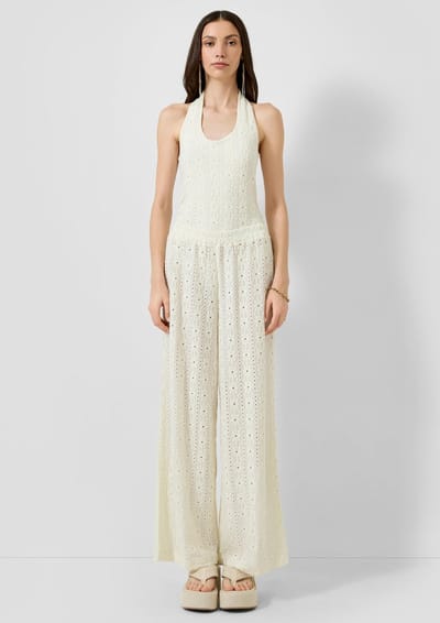 Lace Effect Pants Dames QS