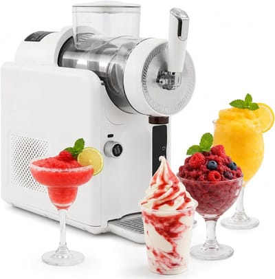 Slushmachine - IJsmachine Slush - IJsdrankjes Maken - Zelfreinigend - 2 Liter - Wit