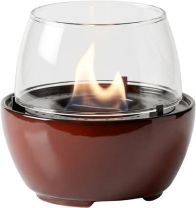 Tenderflame Tulip 14 Tafelhaard - Reactive Porcelain - Amber - Sfeerhaard Binnen - Tenderfuel - Bio-Ethanol Alternatief - Rookvrij, veilig, schoon en geurarm
