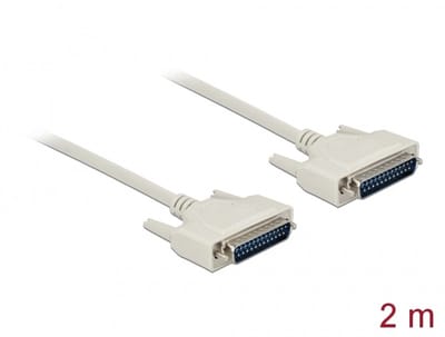 Delock Serial Cable D-Sub 25 male to male 2 m