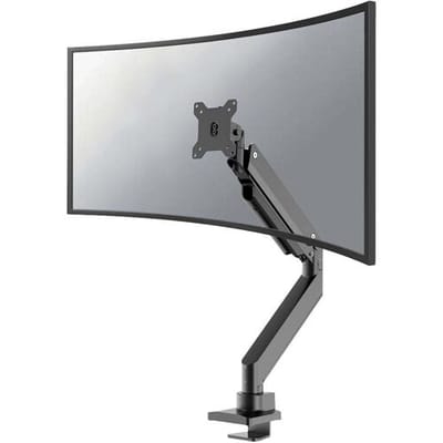 Neomounts NM-D775BLACKPLUS Tafelbeugel voor monitor Aantal monteerbare displays: 1 Display(s) 25,4 cm (10) - 124,5 cm (49) Zwart Roteerbaar,