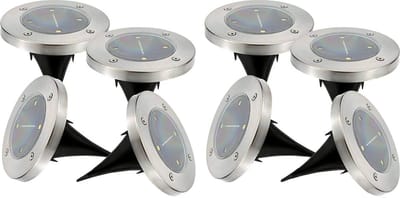 Set van 8 ronde zonnebakens D12CM DECKY