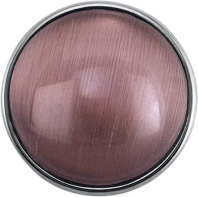 Quiges - Drukknoop Mini 12mm Cateye Paarskleurig - EBCMK058