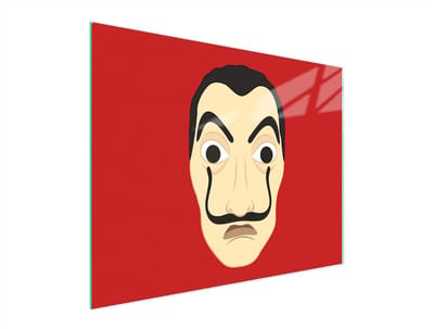 TMK ArtDeko Serie - Snijplank Glas - 52x40 cm - Geschikt voor Inductie - Antislip