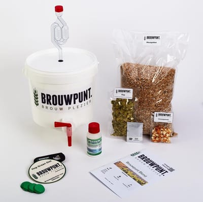 Starterspakket Blond Standaard| Zelf Lekker Bier Brouwen | Bierbrouw pakket | Cadeautip man | Brouwpunt, het startpunt voor bierbrouwers
