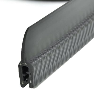 Randbeschermingsprofiel - Afdichtingsprofiel rubber - Voertuigen afdichten - Temperatuurbestendig - 10 meter - Zwart