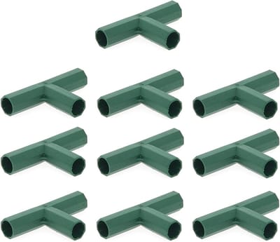 Kasframe Verbinders - PVC Koppelingen - Kas Bouwen - Veilig PVC Materiaal - 16 mm - Groen