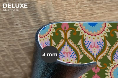 Placemats - 6 stuks - 45x30 cm - Placemat kunststof - Design - Orient - Retro - Borden onderleggers - Decoratie voor op tafel - Keuken tafeldecoratie accessoires - Vinyl onderlegger - Tafelversiering
