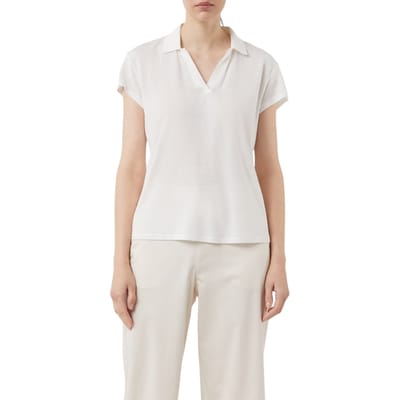 Comma T-shirts White Größe: 42 | Poloshirts Outlet | Damen | Weiß