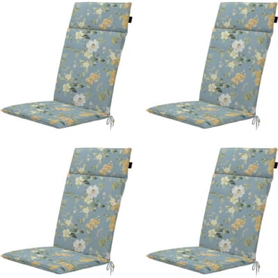 Madison tuintstoelkussen hoge rug julliete - 120x50x4cm set van