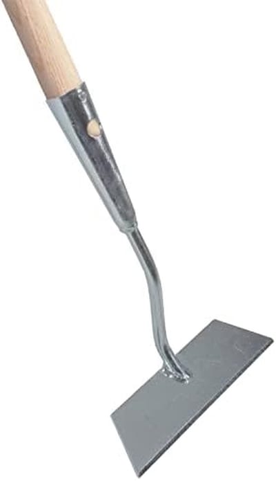 Tuin Hout - Schoffel Kop - Onkruid Verwijderen - Roestbestendig Staal - 18 cm - Beige