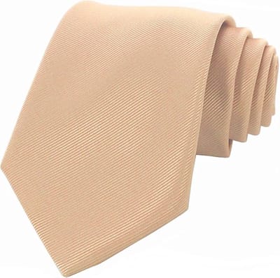 Sorprese Stropdas - Beige - 100% Zijde - Stropdassen voor heren - Cadeau