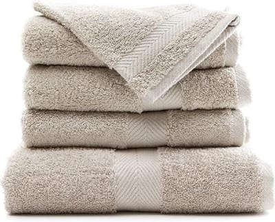 Casilin Royal Touch - Hotel Kwaliteit - Pakket van 3 Handdoeken - 40 x 70 cm - Beige