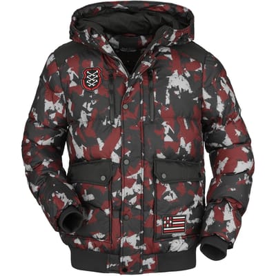 Rock Rebel by EMP - Rock Winterjas - Puffer jacket camouflage - S tot L - voor Mannen - camouflage