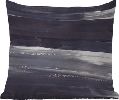 Tuinkussen - Verf - Abstract - Zwart - 40x40 cm - Weerbestendig