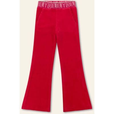 Oilily Perky Broek- maat104/4yr Persian Rood