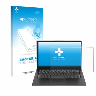 upscreen - Screenprotector voor Lenovo V14 Gen 4 - Folie Beschermfolie transparant antibacterieel