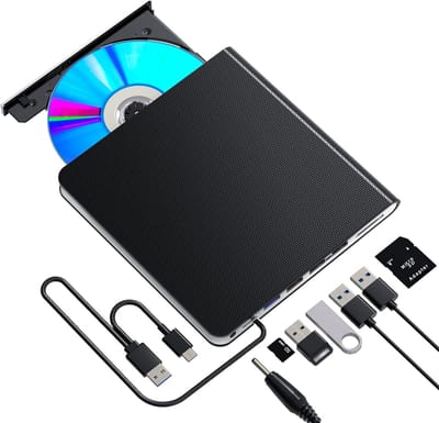 DVD Speler met HDMI - Blu Ray Spelers - Externe DVVD Speler - Zwart - Entertainment