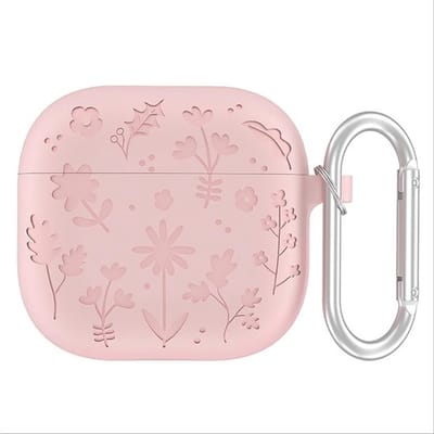 Allecto - Hoesje - AirPods 4 2024 - Grappig cartoonontwerp - Roze