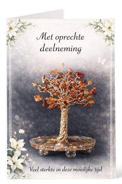 Condoleance wenskaart (A6) – Boom van troost & sterkte | Kleintje Fotografie