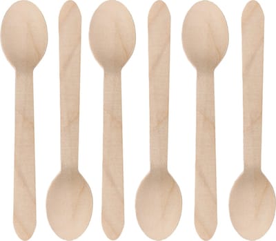 DEPA BBQ/verjaardag/camping bestek - lepels - 20x - hout - 16 cm - eco friendly/composteerbaar - wegwerp