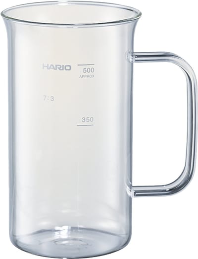 HARIO Maatbeker Bierglas - 500mL - Hittebestendig Glas