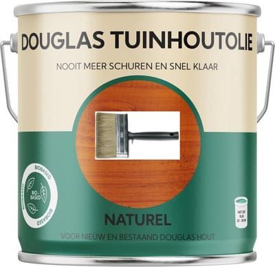 2 stk 2,5 Ltr Hermadix Douglas / Lariks olie - olie - douglas + gratis blokkwast tvv € 25