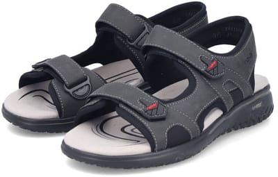 Rieker heren trekking-sandaal 26455-00 sandalen schoenen zomer trekking zwart