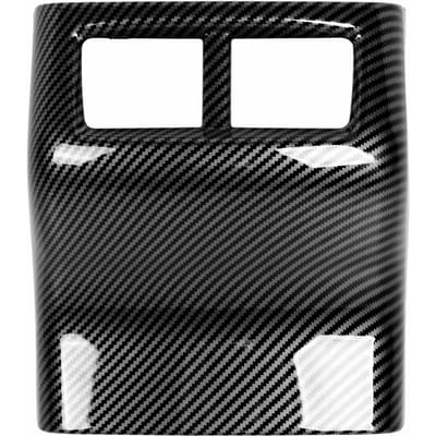 Decoratieve Krasebestendige ABS Kunststof Gepolijste Afwerking Achter Airconditioning Ventilatierooster AC Ventilatierooster Cover zwart
