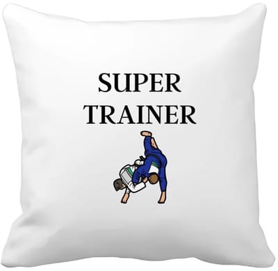 Akyol - super trainer Kussen hoes - Sport - coach - judo - trainer - geschenk - verjaardag - love gift - 40 bij 40 cm