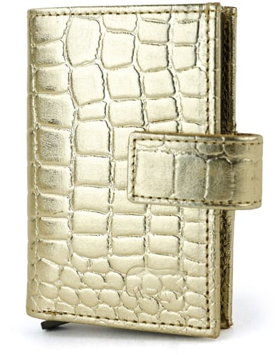 Bear Design Elsie Creditcardhouder / Pasjeshouder / Portemonnee - Small Croco Champagne