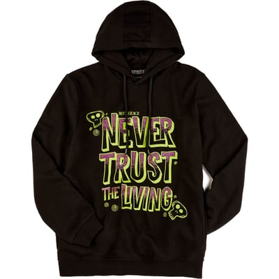 Beetlejuice Never Trust The Living Hoodie - Black - S