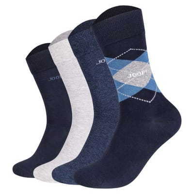 JOOP! Sokken Premium Essential Socks in Box 4P Verpakking van 4