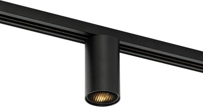 QAZQA iconic - Moderne Spot railsysteem verlichting, railverlichting geschikt voor led - 1 lichts - Ø 5 cm - Zwart - Woonkamer | Slaapkamer | Keuken