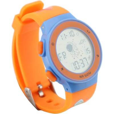 Montre Numérique Enfant Rétroéclairage LED Coloré Étanche 50M Chronomètre Calendrier Alarme Bracelet TPU 12 24 H Montre Chronographe gray