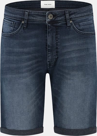 Pure Path The Miles Slim Fit Short Denim Dark Grey (W9141 - 87)