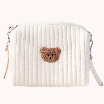 Kleine Luiertas voor Kinderwagen - Kawaii Mama Tas met Haken - Katoen Organizer Pouch