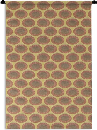 Wandkleed - Wanddoek - Zonnebloemen - Patroon - Zuid-Amerika - 120x180 cm - Wandtapijt