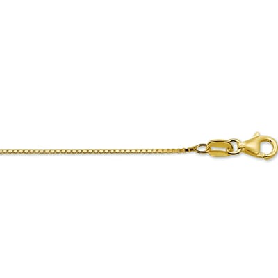 The Jewelry Collection Ketting Venetiaans 1,2 mm - Geelgoud