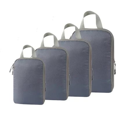 4 stuks Reizen Compressie Pakkubussen Tas Draagbare Koffer Kleding Organisatoren Waterdichte Bagage Opbergkoffers Ladezakken