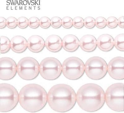 Swarovski Elements, 20 stuks Swarovski Parels, 10mm (20cm), ROSALINE, 5810